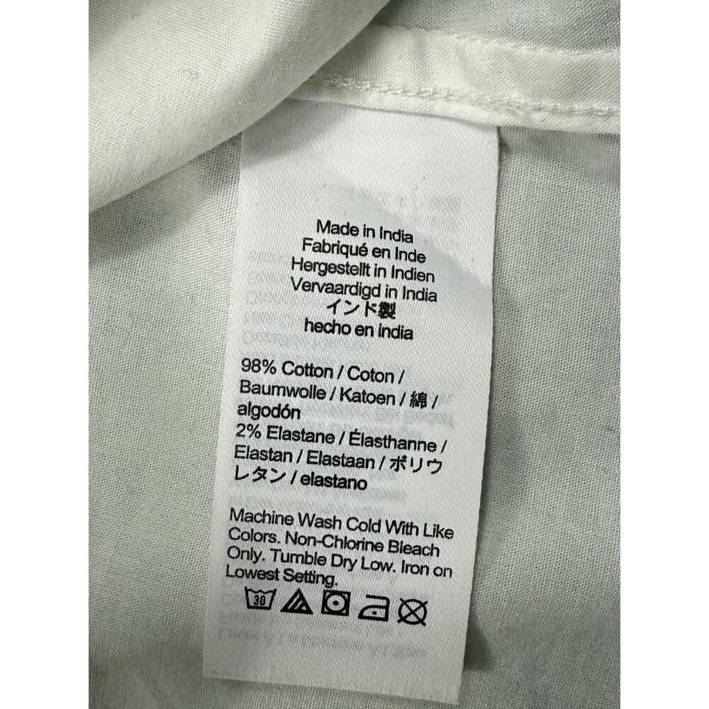 NWT J.Crew White cotton classic button-down shirt fitted silhouette Sz 6 - Picture 9 of 15